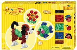 HAMA - MON PREMIER HAMA 900 PERLES BOITE JAUNE GARÇONS